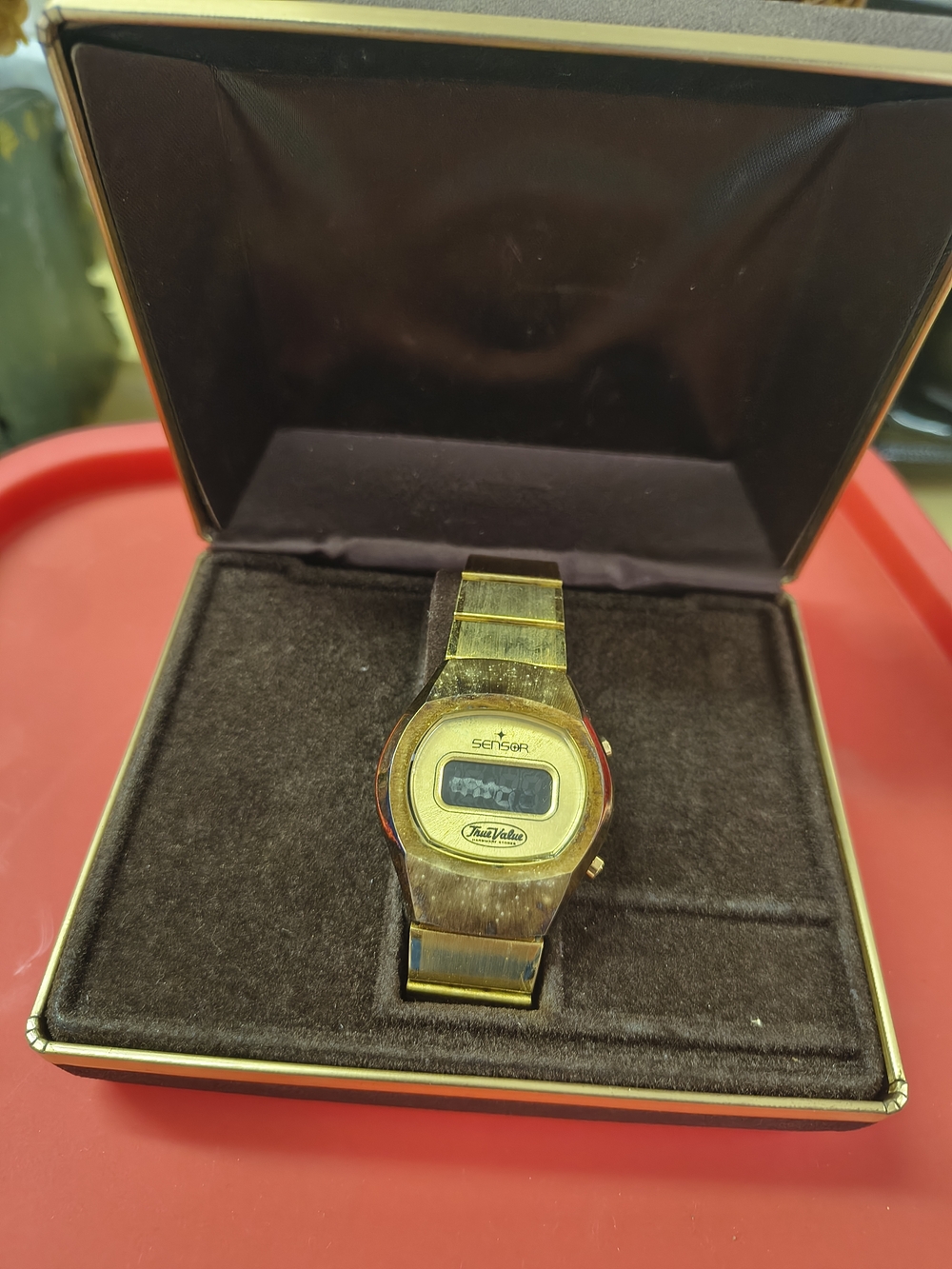 SENSO True Value Hardware Gold Digital Watch